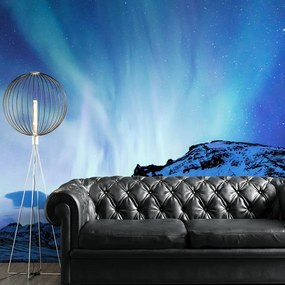 Fototapet autoadeziv aurora boreală nordică