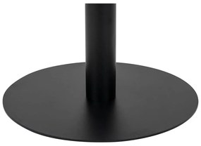 Masă de dining rotundă cu blat cu aspect de marmură ø 110 cm Bolzano – House Nordic