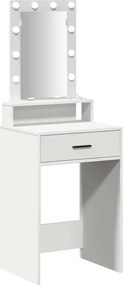 vidaXL Masă de Machiaj cu sertar Alb 50 x 41 x 140 cm Lemn compozit