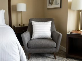 Husa pentru perna din microfibra JASMINE 45x45 cm, alb