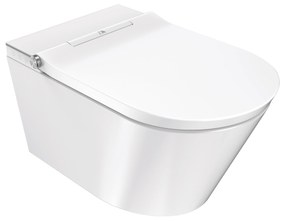 Major&amp;Maker Deluxe A toaletă cu spălare agăţat fără margine alb 4020FW