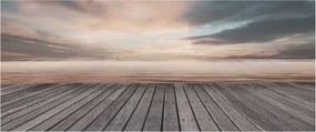 Tablou - Pier la apus de soare (120x50 cm)