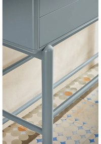 Masă consolă albastră/gri 35x120 cm Corvo – Teulat