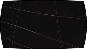 Masa ceramica extensibila Sahara Noir 160 x 90 x 75 cm
