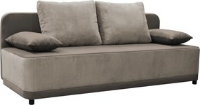 Canapea extensibilă, gri-bej Taupe, SENTY