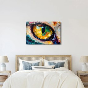 Tablou - Ochi de pisică Pictură (90x60 cm)