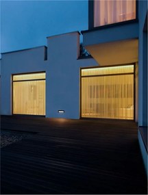 Spot LED incastrabil iluminat exterior ambiental IP54 ECHO negru
