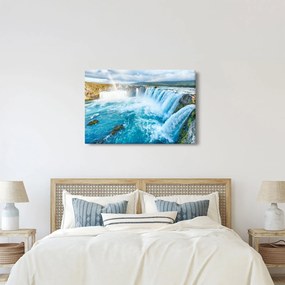 Tablou - Cascada Godafoss (90x60 cm)