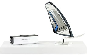 Raft de perete stilist Volato, 80 cm, alb