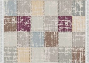 Covor FIBRI, 80x150 cm, forma dreptunghiulara, poliester, multicolor