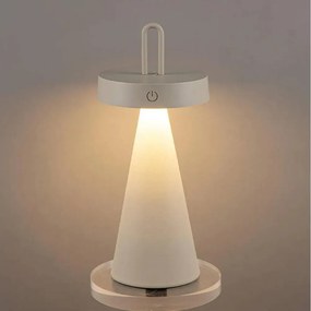 Lampă de masă LED tactilă, reglabilă, reîncărcabilă pentru exterior HALO LED/1,5W/3,7V 3000 mAh IP44 gri