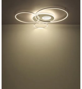 Globo 48466-70A - Lampă LED plafon INVERTINA LED/70W/230V argintie + DO