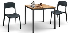 SCAUN ROSINNA -POLIPROPILENA- HORECA - ROZ
