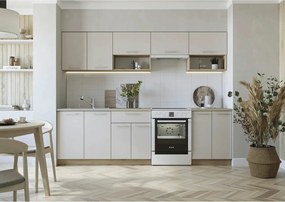 Set bucatarie VIOLA, stejar cremona/casmir/stejar sonoma, PAL, 260 cm
