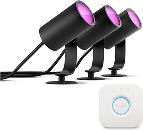 Philips - Set de 3 spoturi LED Hue LILY LED/8W/230V IP65 + Hue Bridge