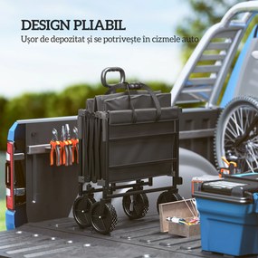 Outsunny Pergolă cu Acoperiș Ondulat și Panouri Laterale pentru Intimitate, 3x3m, Negru | Aosom Romania