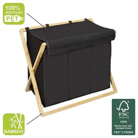 Coș de rufe din material textil 93 l Ecori – Wenko