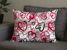 Fata de perna din policoton STREET LOVE POLY 70x90 cm, gri