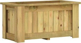 vidaXL Jardinieră înaltă, 100 x 50 x 50 cm, lemn de pin tratat