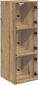 vidaXL Dulap de perete Stejar Artizanal 35 x 37 x 102 cm Lemn compozit