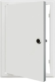 vidaXL Panou de Acces Alb 33 x 23 x 3 cm Oțel