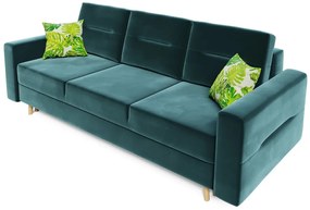 Expedo Canapea extensibilă tapițată GISELA, 230x87x90, itaka 10