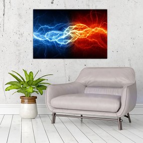 Tablou cu tensiunea de curent (90x60 cm)