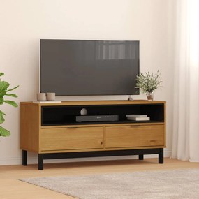 357819 vidaXL Dulap TV „FLAM” 110x40x50 cm, lemn masiv de pin