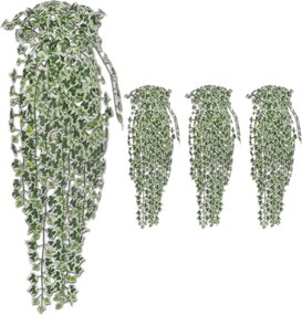 vidaXL Tufișuri de iederă artificială, 4 buc., multicolor, 90 cm