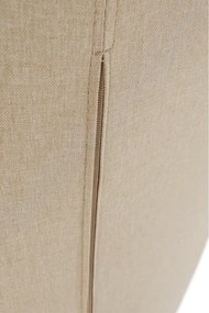 Scaun de design ţesătură bej, KOMODO