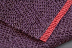 Covor burgundy din iută 50x80 cm Notes – Mette Ditmer Denmark