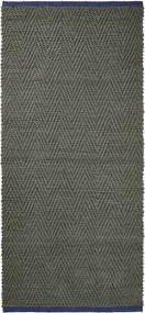 Covor tip traversă verde închis din iută 70x150 cm Notes – Mette Ditmer Denmark