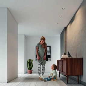 Philips 50393/11/PN-SET 3x spoturi LED RGBW încastrate, reglabile 1xGU10/4,8W/230V crom+telecomandă