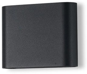 Aplica LED ambientala de exterior IP54 SVALA CCT SWITCH negru