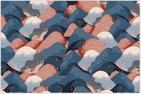 Tablou - Valuri și dealuri (90x60 cm)