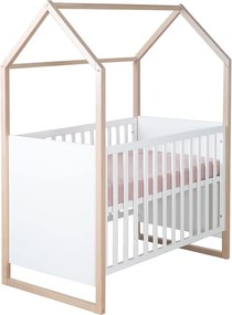 Pătuț alb 60x120 cm Cabane – Roba