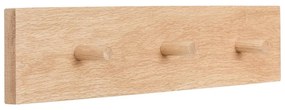 Cuier de perete în culoare naturală din lemn de stejar Folk – Hübsch