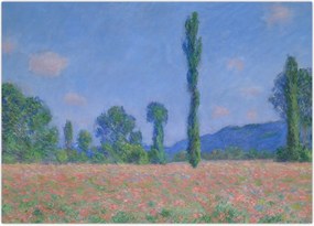 Tablou - Claude Monet, Poppy Field (Giverny), reproducere (70x50 cm)