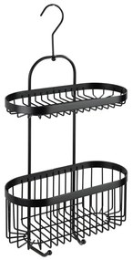 Coș suspendat Wenko Classic Plus 2 Tier Caddy, negru
