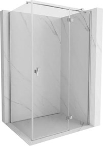 Mexen Mist-H T cabină de duș pivotantă drept 110 x 80 cm, transparent, crom - 8A5T-110-080-01-00-P