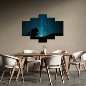 Tablou cu cerul nocturn și stele (150x105 cm)