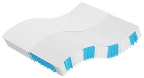 vidaXL Saltea arcuri buzunar Super King Size fermitate medie 160x200cm