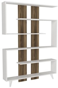 Biblioteca Rain White Walnut