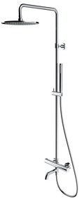Omnires Y set cada si dus perete cu termostat da crom Y1234CR