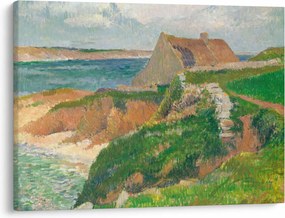 Tablou - Henri Moret, The Island of Raguenez, Brittany, reproducere (70x50 cm)