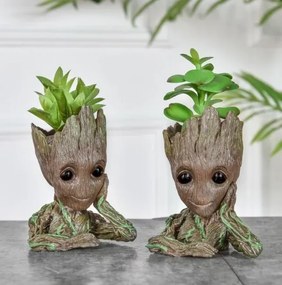 Ghiveci pentru flori în formă de Groot