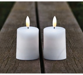 Lumânări LED 2 buc. (înălțime 6,5 cm) pentru exterior Sille – Sirius