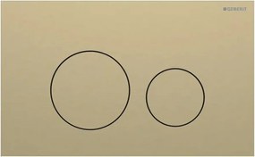 Clapeta de actionare Geberit Sigma40 Slim culoare alama finisaj periat