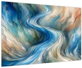 Tablou - Curent abstract (90x60 cm)