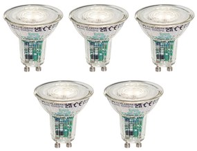 Set de 5 becuri LED inteligente GU10 50 mm Clare 4,7W 345 lm 2200-4000K